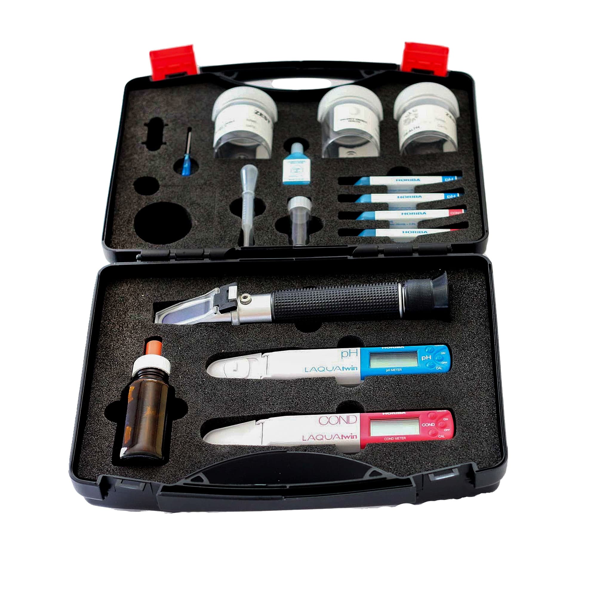 Open BE Kit containing field testing instruments and sample equipment