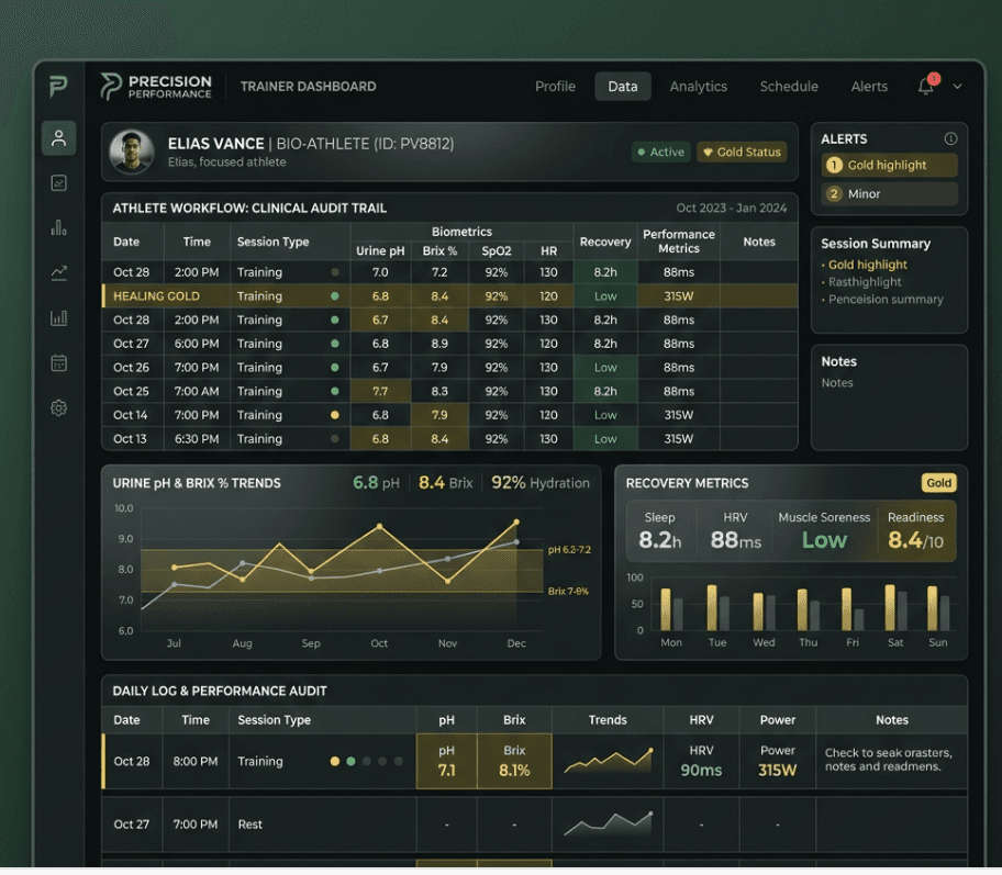 Precision Performance member experience interface preview